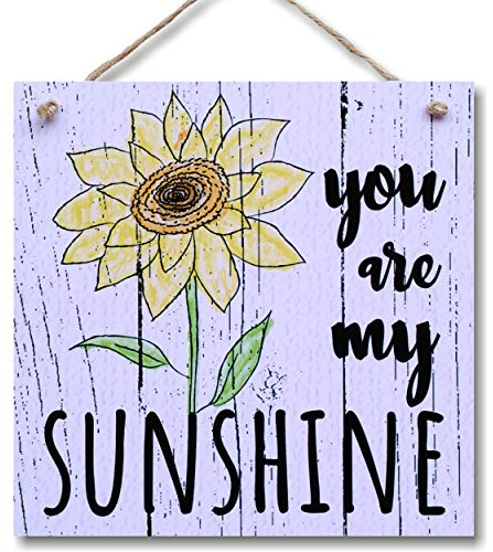 CARISPIBET Dekoschild You Are My Sunshine, 20,3 x 20,3 cm