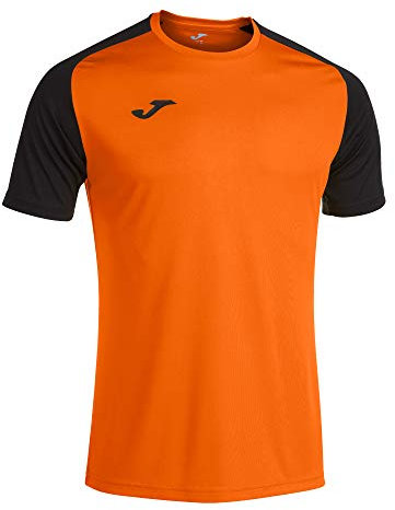 Joma Men's Short Sleeve T-Shirt - 7XS - 2XL - Academy IV Orange Black
