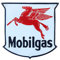 AB Tools Mobilgas Plaque en aluminium pour porte, mur, garage, essence et huile