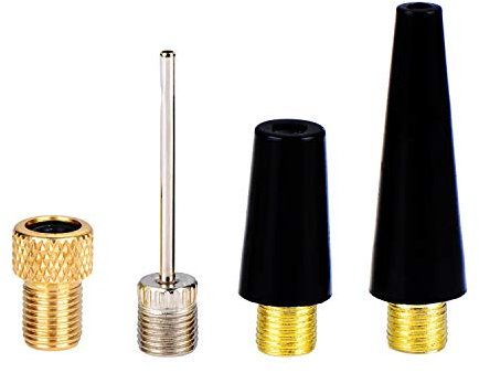 Quesuc 4-teiliges Ballpumpennadel-Set Nadel-Inflator-Kit Nadeldüsen-Adapter