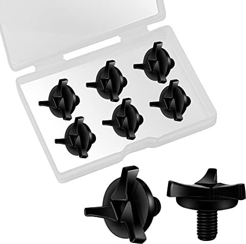 AIEX Motorradhelm Schrauben, 6 Stück Motorrad Helm Visierschraube Helm Visier Schrauben Motorrad Helm Ersatzteile (Schwarz)