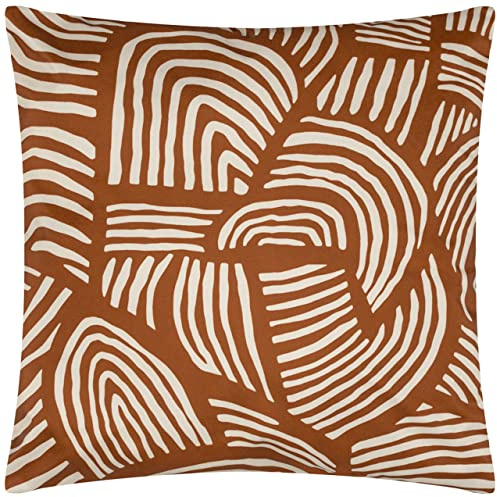 furn. Dunes Polyester Filled Outdoor Cushion,Brick,43 x 43cm