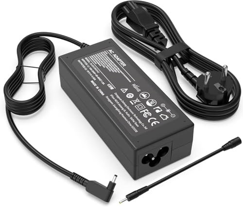 65W Laptop Netzteil Ladekabel für Acer Aspire 5 3 1 A315-24P A317-54G A515-56 A115-32 A314-23P A515-45 A515-46 A515-56 A515-57 A315-24P-R7VH Acer Aspire 5 E15 V5 V7 V3 R3 R7 S3 E1 E3 Series Ladegerät