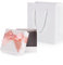 Small Gift Box and Gift Bag 7.5x7.5x3.5cm Kraft Jewellery Gift Box Small Boxes for Gifts with Bow-Knot Bracelet Ring Earring Necklace Jewellery Gift Boxes with Lids for Presents (pink)