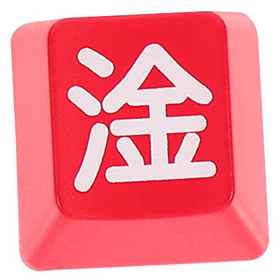 HOMSFOU STK Tastenkappe Rot Esc Keycap Beleuchtete Tastatur Computer Laptop Esc Keycap Backlit Schoßtische Laptophülle Custom Keycaps Benutzerdefinierte Tastatur Abs Scheinen Produkt