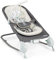 Ingenuity, Sedile sdraietta-dondolo Happy Belly, con musica, vibrazioni, barra dei giocattoli rimovibile bradipo di peluche, 0-6 mesi, grigio - Parker