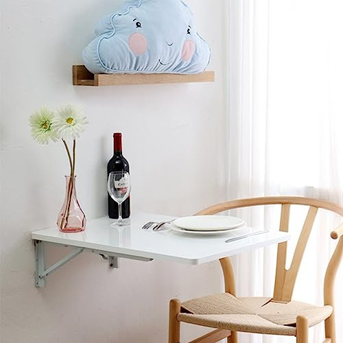 Klappbarer, an der Wand montierter Murphy-Schreibtisch, Klapptisch, an der Wand montierter Tisch, platzsparender, herunterklappbarer schwebender Schreibtisch für Arbeitszimmer, Schlafzimmer