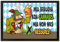 speecheese Bier statt Gras Biertrinker Fußmatte XL in 40x60 cm mit Spruch Gsuffa Wird! Witzige Fußmatte XL in 40x60 cm für Bayer Bierfans - Maß statt Joint Bierkrug über Cannabispflanze