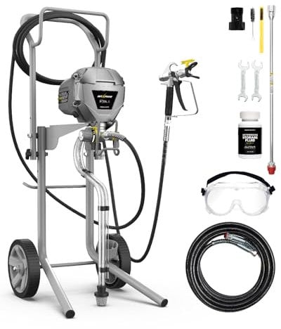 InoKraft Airless Farbsprüher MaXpray M3 Plus, fortschrittliche Produktivität und Effizienz, Robustes Design mit praktischem Wagen, für umfangreiche Malprojekte im Innen- und Außenbereich