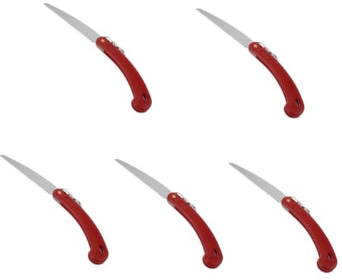 YARNOW 5St Klappsäge astscheren hochastschere Outdoor-Säge klapp cuttermesser Handsäge klappbare Astsägen Baum sah Astsägen zum Beschneiden von Bäumen Gartensägen Kunststoff