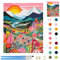 GAROMIA Malen Nach Zahlen Erwachsene Paint by Numbers Landschaft Malen Nach Zahlen mit Pinseln Malen Nach Zahlen Handgemalt Ölgemälde Kit für Erwachsene Kinder Anfänger Ohne Rahmen 57 x 47 cm