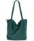 CNMTCCO Tote Bag Damen Shopper Tasche Damen Große Cord-Tragetasche Shopper Für Damen Handtasche Mit Reißverschluss, Taschen Und Fächern – Ideal Für Schule, Arbeit, Einkaufen,Reisen, Alltag(Grün)