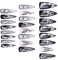 Teksome Halloween Punk False Nail - Art Punk Horror Wearing Nail,Halloween Nail Stickers Decals for Men, Women, Adults, Friends, All Ages