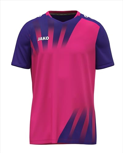 JAKO Unisex Kinder Trikot Vintage, Kurzarm, Fuchsia/lila, 152