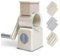 5 In 1 Rotary Cheese Grater Vegetable Slicer, Rotary Cheese Grater With Handle, Dicer, Multifunctional Veget Chopper And Veg