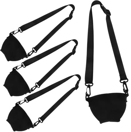 Garneck 4 Pcs Wine Glass Insulators Adjustable Neck Strap Stemmed Glass Lanyard Necklace Neoprene Sleeve for Hot Beverages and Cocktails Festival Drink Holder