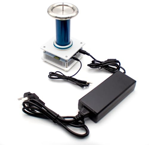 Toplionace Bobina de Tesla Altavoz de Plasma Compatible con Bluetooth Generador de Arco Generador de Plasma Altavoz Bobina de Plasma de Arco