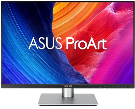 ASUS ProArt Display PA248QFV 24,1 Zoll WUXGA IPS Professional Monitor | 100% sRGB, Farbgenauigkeit DeltaE < 2, Calman Verified, 100Hz, HDR-10, Light Sync, VESA