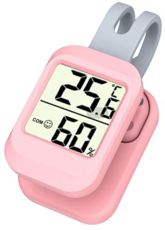Boddceto Guitar Humidifier with Thermometer Hygrometer for Guitar Humidifier Anti-Drying-Panel Cracking Guitar Accessories Pink