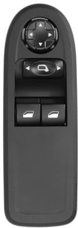 Fraylis Botón de elevalunas eléctrico delantero izquierdo (lado del conductor) compatible con C3 II Interruptor mando de control de elevalunas ventana 6490CF 96770814ZD 96647495XT 6490.CF 98012275XT