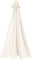ILiemao Toldo de Repuesto para Sombrilla Patio 6/8 Varillas 3.5/2.5/3.0/4m Cubierta Tela Paraguas Exteriores Recambio Grueso y Fuerte jardín Piscina Terrazas(Beige Blanco,8 Ribs 4.0m)