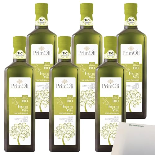 usy Bundle für PrimOli Natives Olivenöl Frutto della Vita VPE (6x500ml Flasche) + usy Block