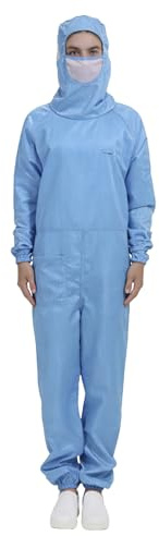 Jydiazi Arbeits-Overall Schutzanzug Mehrweg Mit Kapuze Und Integrierter Maske Werkstatt Staubarbeiten Schutzkleidung Herren Damen