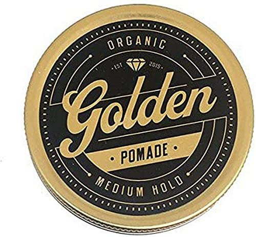 200ML - Golden POMADE- Haarpomade- In Handarbeit hergestellt- Pomade für Frauen & Mädels - pomade wax & wet look- Qualität aus Dänemark