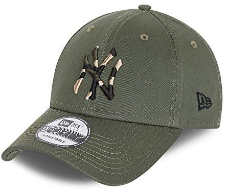 New Era New York Yankees Cap MLB 9forty Basecap Camo Infill Kappe Baseball grün - One-Size