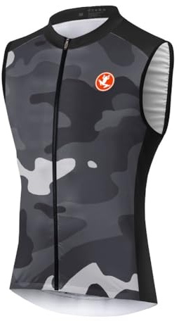 UGLY FROG Rennrad Atmungsaktiv Fahrradweste Radweste Laufweste Reflektierende Weste Sommer/Frühling Ärmellos Sport Mantel Jacke für Laufen Fahrrad Sport DEHerMJV01