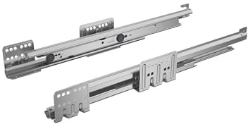 Coulisses actro avec silent system - Pour tiroir de profondeur : 270 mm - Charge : 10 kg - HETTICH