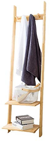 Coat rack Ladder Floor To Wall Hangers Finishing Storage Rack (Size : 40 * 153cm)