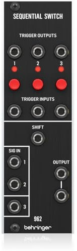 Behringer 962 SEQUENTIAL SWITCH Legendary Analog CV Multiplexer Module for Eurorack