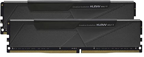KLEVV BOLT X 32GB kit (16GB x2) 3600 MHz Gaming Memory DDR4-RAM XMP 2.0 Non-RGB High Performance Overclocking