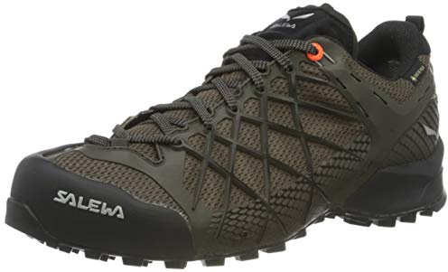 SALEWA MS WILDFIRE GTX, Zapatos de Senderismo Hombre, Black Olive Wallnut, 42.5 EU