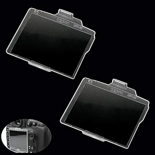 Fire Rock LCD-Displayschutzfolie ersetzt BM-10 für Nikon D90 DSLR-Kamera, Displayschutzfolie für Nikon d90, ersetzt BM-10, BM10, 2 Stück
