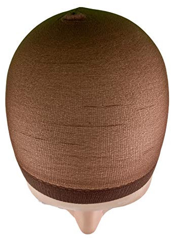 LUTTMANN® 2 er Pack Perücken Wig Cap Nylon Netz Caps Lace Haarersatz Unterziehhaube für Perückenträger - in verschiedenen Ausführungen (Nylon - Braun)