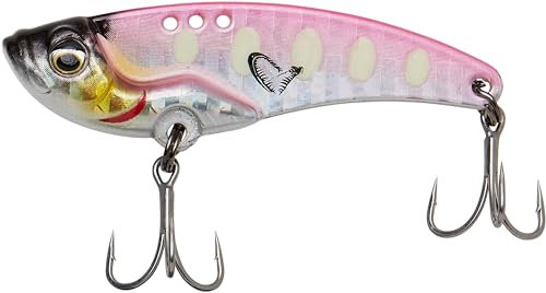 Savage Gear Vib Blade SW - Vibrationsköder, Größe/Gewicht/Farbe:5.5cm / 14.5g / Pink Glow Dot