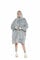 Sacebeleu Decke Hoodie Sweatshirt,Flauschige Sherpa TV-Decke mit Ärmeln,Oversized Kapuzen Pullover Kuscheldecke mit Känguru Tasche,Flanell Fleecedecke,Einheitsgröße für Damen,Herren