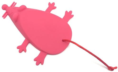 Cartoon Silicone Door Stopper Cute Toys Door Stops Mouse Shape Toys Door Stops Holder Safety for Home Garden Office(Watermelon Red)
