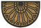 OLIVO.shop | PROMO - Zerbino in cocco intrecciato e gomma, tappeto ingresso casa mezzaluna 40x60 cm (DISEGNO 3)