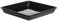 Soucoupe carrée Durable de Pot de Fleur, palettes de récipient de Plante de Jardin, Plateau de planteur d'intérieur et extérieur(12 x 12cm,Black)