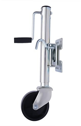Lightakai Stützrad, 60 mm Anhänger Stützrad Profi Automatikstützrad chwerlast PKW Anhänger Wohnanhänger Trailer Rad 1200LBS für Anhänger Wohnwagen Wohnmobilen