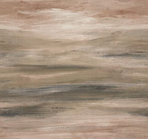 Rasch Fototapete 363562 - Vliestapete mit abstrakter Aquarell Landschaft in Braun Grau - 3,18m x 3,00m (BxL)