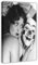 EYEZER Clara Bow Clown-Maske Poster Leinwand Poster Wandkunst Dekor Druck Bild Gemälde für Wohnzimmer Schlafzimmer Dekoration Rahmenstil 20 x 30 cm