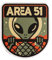 Vagabond Heart - Area 51 Aufkleber - Wetterfester Vinyl-Aufkleber - Area 51 Souvenir