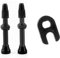 Tubeless-Ventil-Schaft, 40 mm, aus Legierung inklusive Kern-Entfernungswerkzeug und Ventilkappen (Paar) - das perfekte Set!