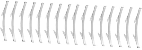 UKCOCO Positionneur Inférieur Pour Porte Placard Coulissante 16 Pièces En Acier Manganèse Accessoire De Quincaillerie Limiteur De Rail Durable Pour Système De Glissement De Porte