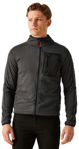 Regatta Kitom Strickfleecejacke I Midlyer für Herren, Größe:XL, Farbe:Schwarz