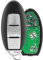 2 Buttons Car Remote Key Fob Replacement For Nissan Micra K13 Cube Juke F15 Note E12 Navara NP300 Leaf Remote Fob 433MHZ 46chip with Key Ring